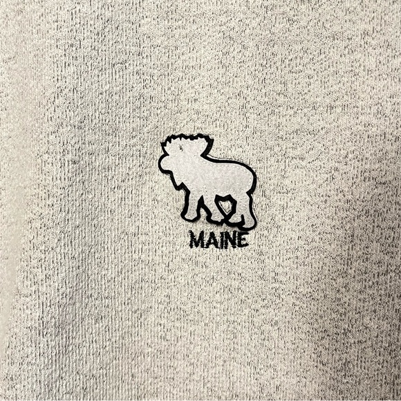 Maine Sweatshirt Genderless Size Medium 60% Cotton 40% Polyester w/ Drawstrings - Picture 4 of 4